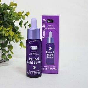 b-Pure Smoothing Retinol Night Serum 1oz Anti-Aging Facial Serum Fragrance-Free